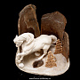 Скульптура из кости "Орловский рысак", фотография 3. Интернет-магазин ЛАВКА ПОДАРКОВ