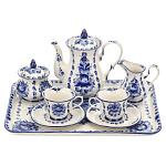 006420 Гжель Сервиз "ДЕБЮТ"-кофейный 8 предметов