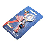 0027336 Сувенир БРЕЛОК "РОССИЯ 2018 ЧЕМПИОНАТ МИРА" 9СМ