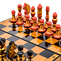 Шахматы деревянные. Хохлома, фотография 3. Интернет-магазин ЛАВКА ПОДАРКОВ