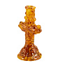 Подсвечник из янтаря "Церковный", фотография 1. Интернет-магазин ЛАВКА ПОДАРКОВ