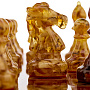 Шахматы с инкрустацией и фигурами из янтаря 28х28 см, фотография 8. Интернет-магазин ЛАВКА ПОДАРКОВ