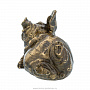 Бронзовая статуэтка "Свинья хохотушка", фотография 3. Интернет-магазин ЛАВКА ПОДАРКОВ