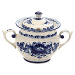 006417 Гжель Сахарница "Семейная"