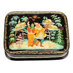 Шкатулка с художественной росписью "Парочка"