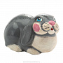 Керамическая статуэтка "Серый кролик", фотография 1. Интернет-магазин ЛАВКА ПОДАРКОВ