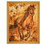 Картина янтарная "Лошадь" 60х80 см, фотография 6. Интернет-магазин ЛАВКА ПОДАРКОВ