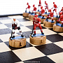 Шахматы деревянные с металлическими фигурами "Хоккей", фотография 7. Интернет-магазин ЛАВКА ПОДАРКОВ