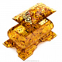 Шкатулка из янтаря прямоугольная "Ветка адониса", фотография 5. Интернет-магазин ЛАВКА ПОДАРКОВ
