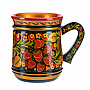 Кружка с росписью. Хохлома, фотография 4. Интернет-магазин ЛАВКА ПОДАРКОВ