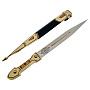 Подарочный набор с кинжалом и рожками для вина "Ирбис", фотография 3. Интернет-магазин ЛАВКА ПОДАРКОВ