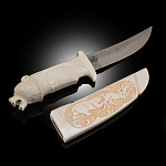 Нож сувенирный из натуральной кости