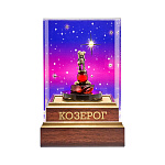 Статуэтка из янтаря и бронзы "Знак Зодиака Козерог"