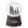 Стеклянный шар "Променад" со снегом, фотография 1. Интернет-магазин ЛАВКА ПОДАРКОВ