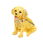 0023744 Традиции ФАБЕРЖЕ Сувенир-ШКАТУЛКА "ЩЕНОК ЛАБРАДОРА" В14-08