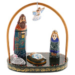 0015003 Скульптура из дерева "РОЖДЕСТВЕНСКАЯ КОМПОЗИЦИЯ №1" 