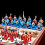 Шахматы эксклюзивные из стекла "Казачьи маневры", фотография 2. Интернет-магазин ЛАВКА ПОДАРКОВ