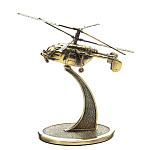 0039777/94114 Бронза Модель Вертолет Ка-226Т 1:100 на подставке