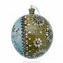Новогодний елочный шар с росписью "Ночь, дерево, фонарь", фотография 2. Интернет-магазин ЛАВКА ПОДАРКОВ