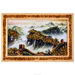 Картина янтарная "Пейзаж" 24х15 см