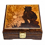 Деревянная шкатулка "Буратино в поле чудес", фотография 4. Интернет-магазин ЛАВКА ПОДАРКОВ