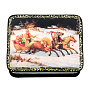 Шкатулка "Русская тройка. Зима", фотография 5. Интернет-магазин ЛАВКА ПОДАРКОВ