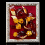 Панно янтарное "Розы", фотография 1. Интернет-магазин ЛАВКА ПОДАРКОВ