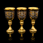 Набор рюмок для водки "Лазурный". Златоуст