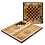 Шахматы-нарды-шашки деревянные "Морские" 50х25 см, фотография 1. Интернет-магазин ЛАВКА ПОДАРКОВ