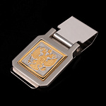 Зажим для денег "Герб РФ". Златоуст