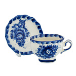 0076570 Гжель Чайная пара КУПЧИХА