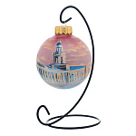 Елочный шар с ручной росписью "Санкт-Петербург. Музей"