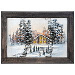 202892/20*30 смБереста КАРТИНА "Уютный вечер" , Авт.работа