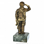 Бронзовая статуэтка "Летчик России", фотография 4. Интернет-магазин ЛАВКА ПОДАРКОВ