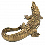 Скульптура интерьерная "Крокодил", фотография 2. Интернет-магазин ЛАВКА ПОДАРКОВ