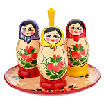 0042493 Хохлома Набор для стола "Матрешки" 80500000004