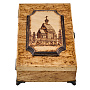 Шкатулка деревянная из карельской березы "Церковь", фотография 5. Интернет-магазин ЛАВКА ПОДАРКОВ