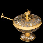 5653 Златоуст Медовница "НИМФЕЯ" d=24см h=15см в уп