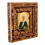 Икона янтарная в киоте "Святая Матрона" 26х24 см, фотография 3. Интернет-магазин ЛАВКА ПОДАРКОВ