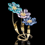 Сувенир из хрусталя "Три цветка"