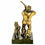 Бронзовая статуэтка "Охотник с собакой", фотография 4. Интернет-магазин ЛАВКА ПОДАРКОВ