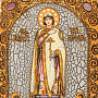 Икона из мореного дуба "Святой благоверный князь Глеб" 20х15 см, фотография 3. Интернет-магазин ЛАВКА ПОДАРКОВ