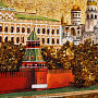 Картина янтарная "Большой Кремлевский дворец" 60х80 см, фотография 3. Интернет-магазин ЛАВКА ПОДАРКОВ