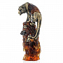 Скульптура из янтаря "Тигр на скале", фотография 4. Интернет-магазин ЛАВКА ПОДАРКОВ