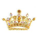  Традиции ФАБЕРЖЕ Брошь "КОРОНА" 3*2см 1018