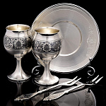 /40150104А05 Серебро 925 коньячный набор 282,04