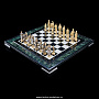 Шахматы из натурального камня "Русские богатыри", фотография 1. Интернет-магазин ЛАВКА ПОДАРКОВ