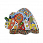 Керамическая скульптура "Слон-гора. Пряничный домик", фотография 1. Интернет-магазин ЛАВКА ПОДАРКОВ