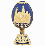 0031061-13 Традиции ФАБЕРЖЕ Сувенир ЯЙЦО пасх. "ХРАМ СПАСА НА КРОВИ" РС-0934-13