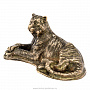 Бронзовая статуэтка "Тигр лежит", фотография 2. Интернет-магазин ЛАВКА ПОДАРКОВ